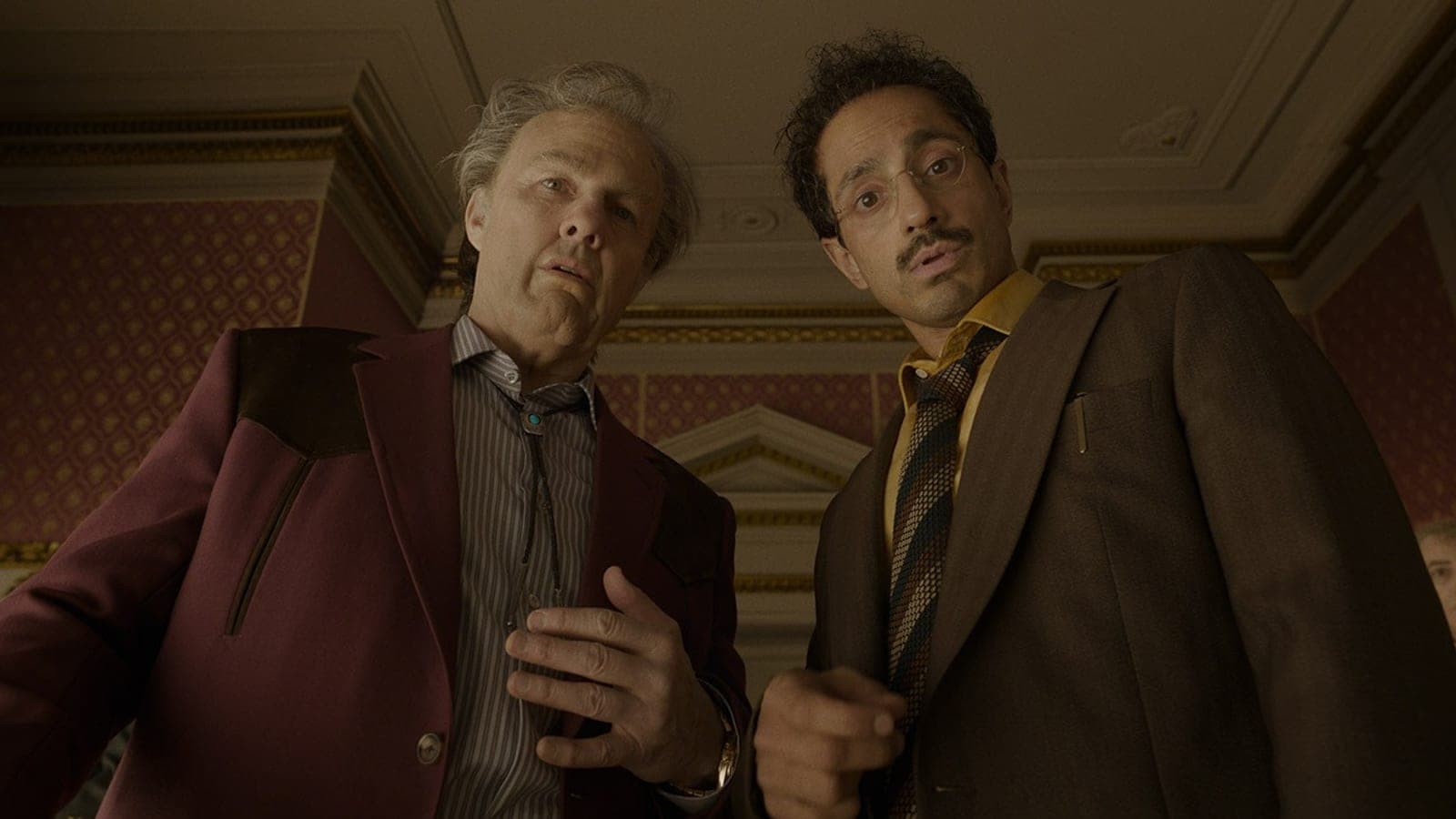 (L-r) Tom Cruise as Rockwell and Riz Ahmed as Ganesh in Warner Bros. Pictures and Legendary Pictures’ Digger, a Warner Bros. Pictures release.