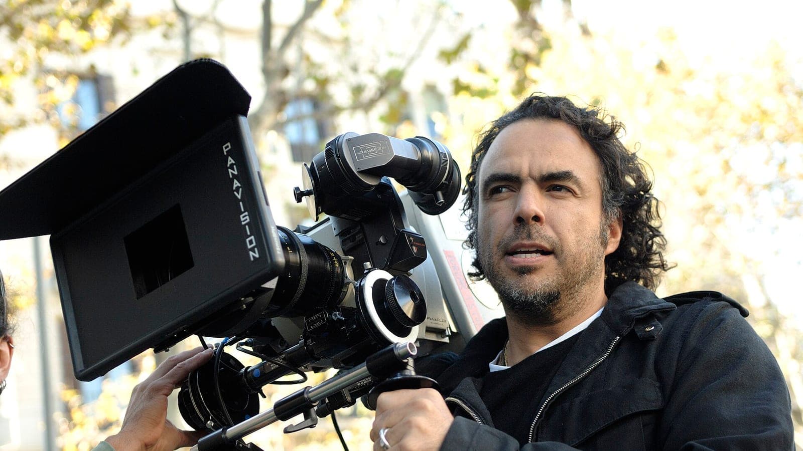 A photo of Mexican film director Alejandro Iñárritu in Barcelona, Spain during movie production.